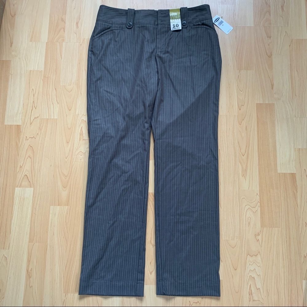 New Gray Striped Old Navy Pants Size 10